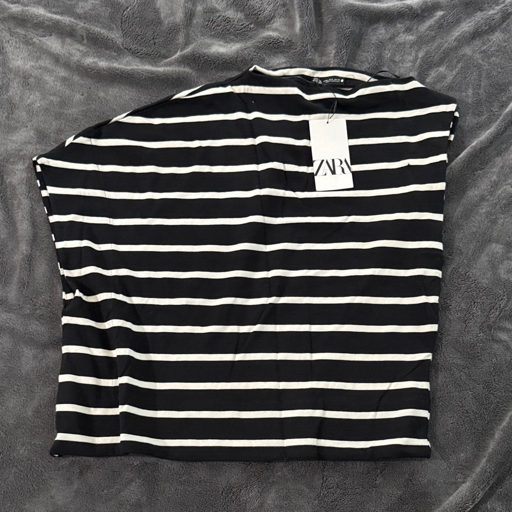 Zara Monochrome Striped Tee